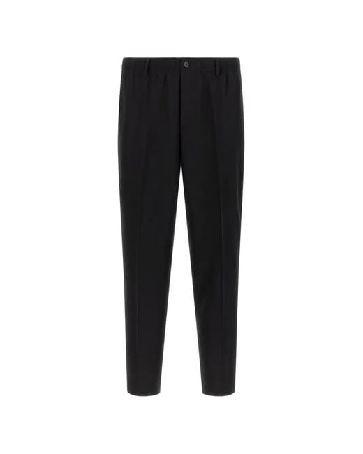 Cellar Door Black Ciak Tapered Trousers for men