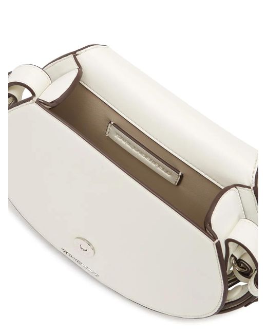 Karl Lagerfeld White Quilted Shoulder Bag