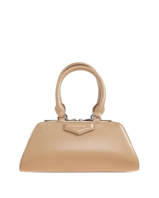Givenchy Natural Antigona Leather Mini Tote Bag