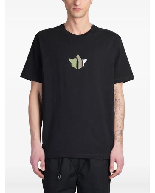メンズ Maharishi グラフィック Tシャツ Black