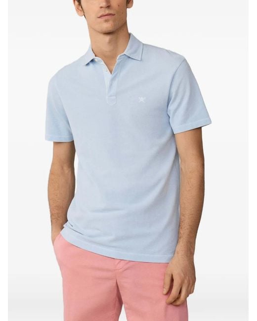 Polo Tinta di Hackett in Blue da Uomo