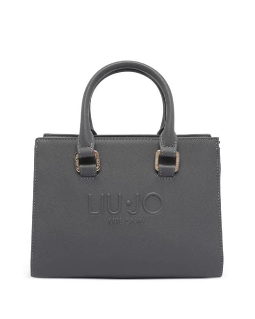Liu Jo Black Shopper Mit Logo-Prägung