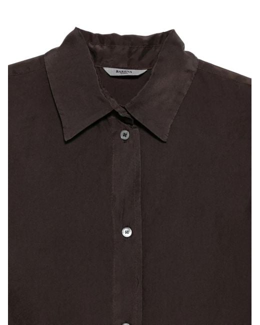 Barena Black Button-Down Shirt