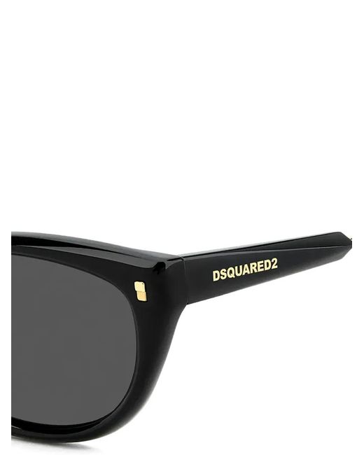 DSquared² Black Cat-Eye-Frame Sunglasses