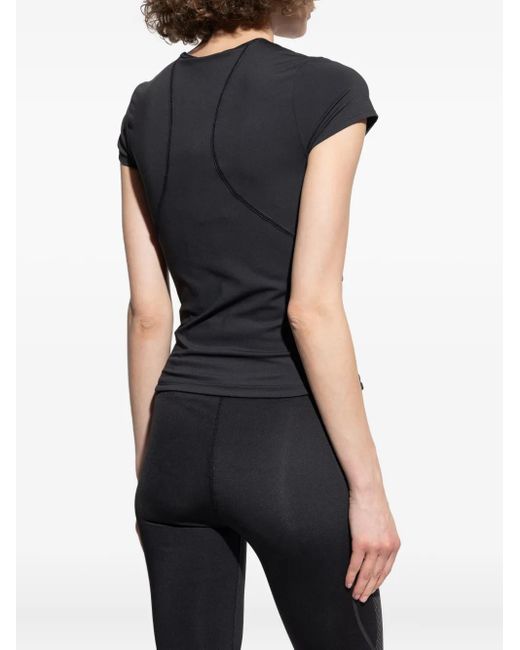Adidas By Stella McCartney Black TruePurpose Oberteil mit Logo-Detail
