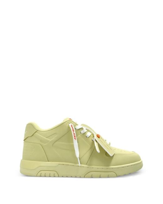 Off-White c/o Virgil Abloh Green Out Of Office Lace-Up Sneakers for men