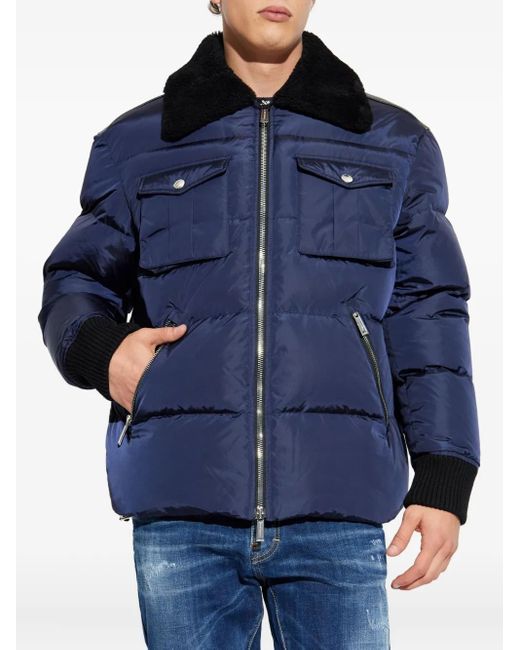 DSquared² Blue Pocket Jacket for men