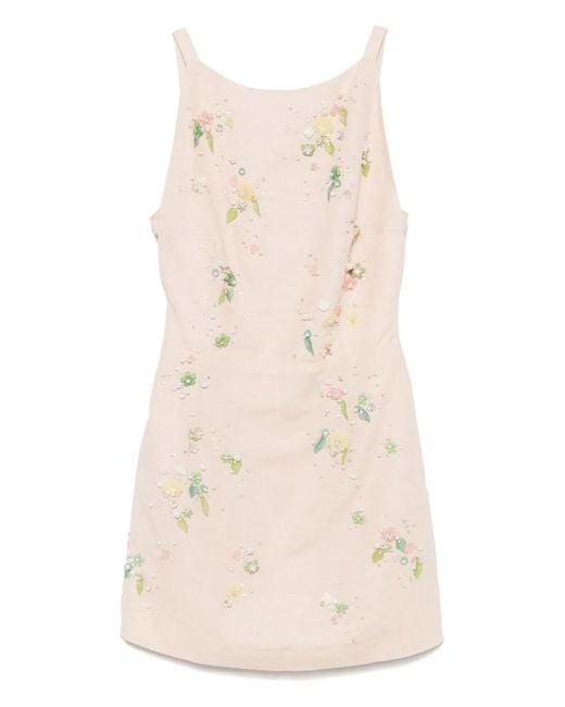 BERNADETTE Natural Kimberly Mini Dress