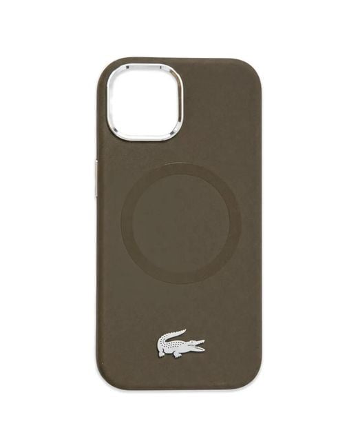 Lacoste Green Logo-Plaque Iphone 15 Case