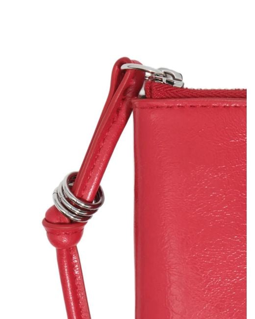 Bimba Y Lola Red Large Leather Purse