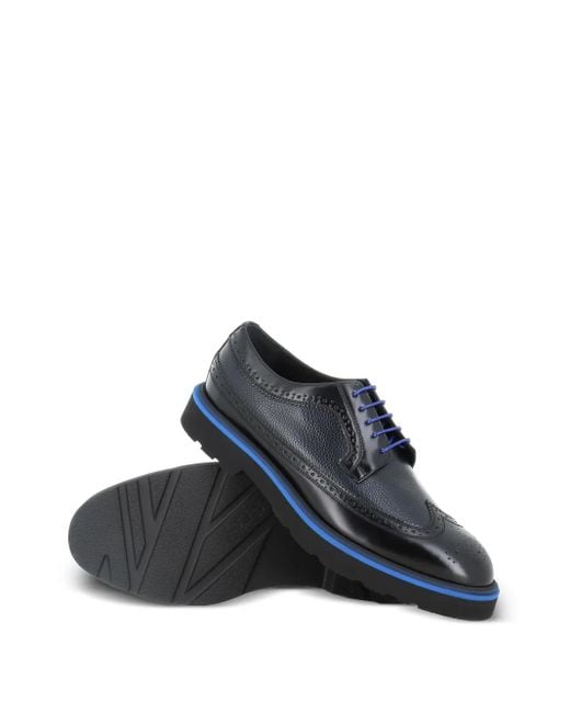 Paul Smith Blue Shoe "Count" Brush Off Shoes for men
