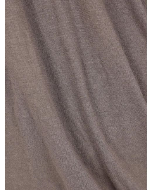 Rick Owens Brown Long-Sleeved T-Shirt for men