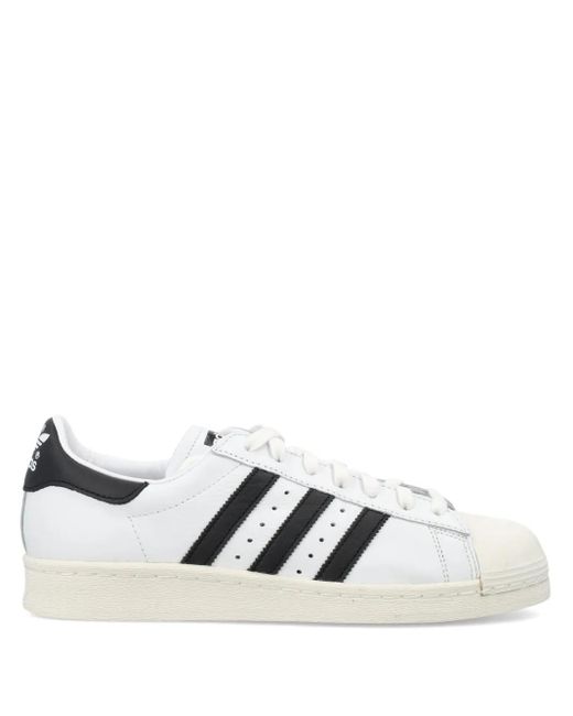 Adidas White Superstar 82 Low-Top Sneakers