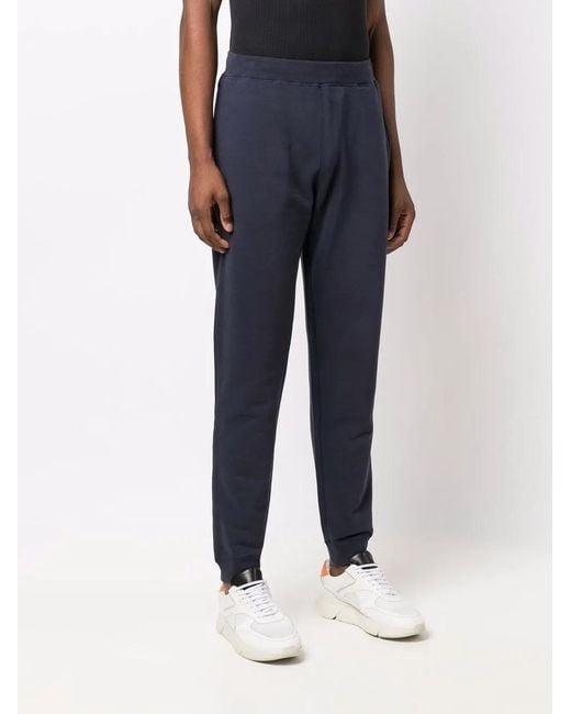 Sunspel Blue Elasticated-Waist Trousers for men