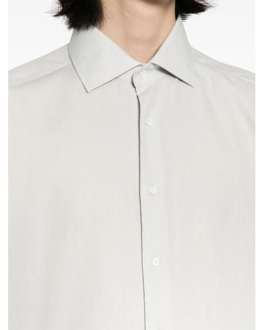 Camicia Button-Down di Corneliani in White da Uomo