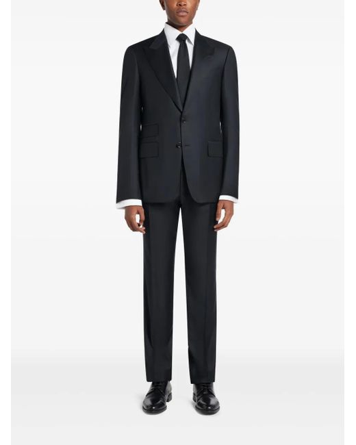 Tom Ford Blue Single-Breasted Suit
