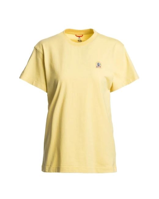 Parajumpers Yellow Logo-Patch T-Shirt