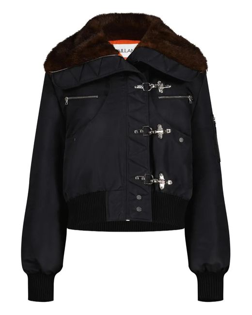 Vaillant Studio Black Carabiner Bomber Jacket