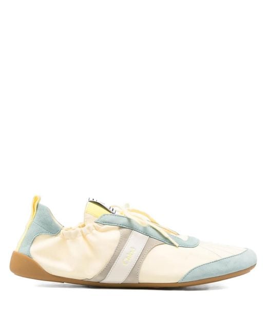 Chloé White Kick Sneakers