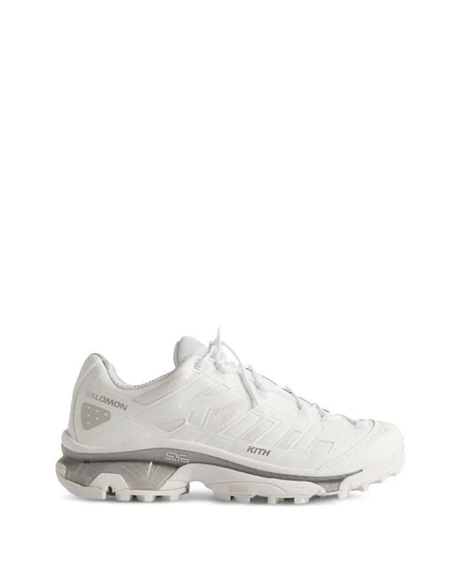 Salomon White X Kith Xt-4K Panelled Sneakers for men