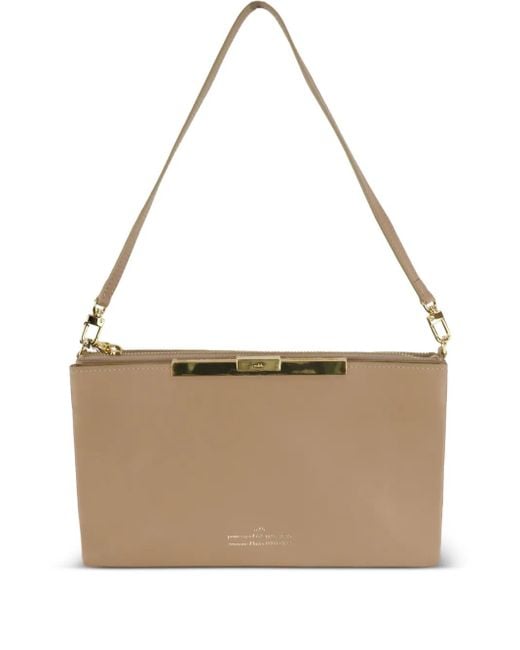 ROKH Natural Triple File Clutch Bag