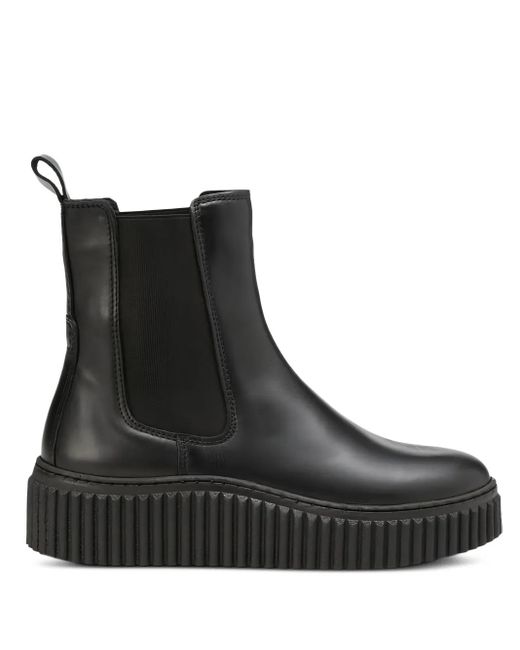 Marc O' Polo Black Platform Chelsea Boots