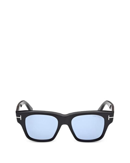 Tom Ford Blue Caine Square-Frame Sunglasses for men