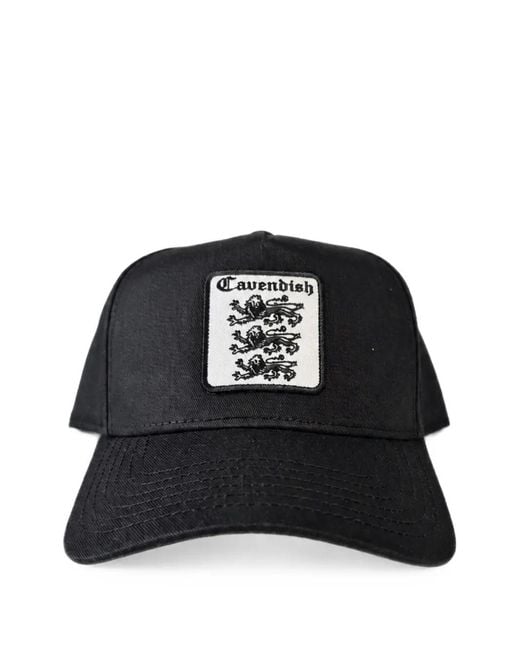 CAVENDISH® Black Logo-Patch Baseball Cap