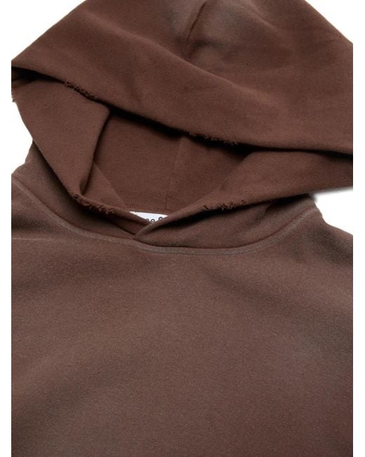 Acne Brown Graphic-Print Hoodie