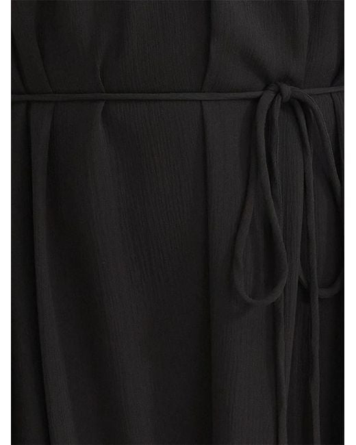 Eres Black Concert V-Neck Dress