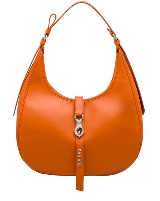 Miu Miu Orange Hobo Bag