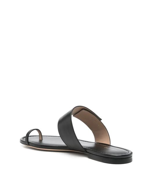 Tom Ford Black Padlock Sandals