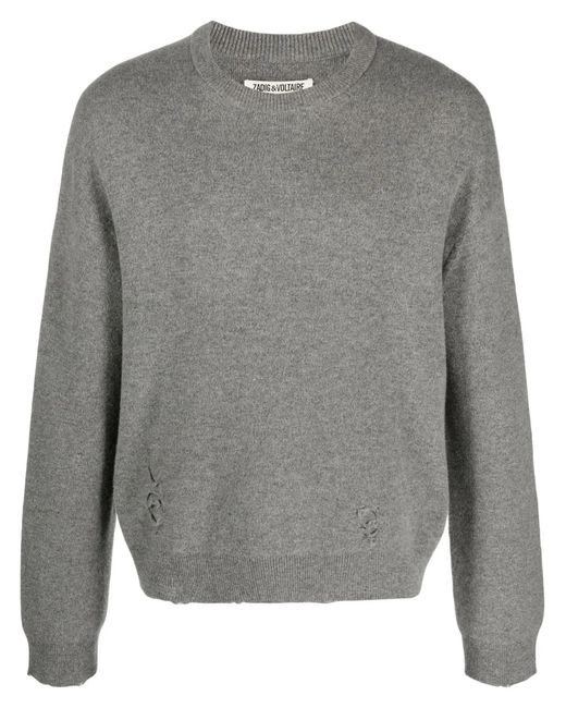 Zadig & Voltaire Gray Marko Wool Jumper
