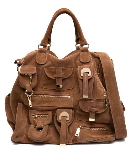 Cynthia Rowley Cargo Pocket Schoudertas in het Brown