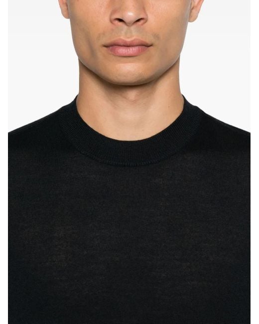 Emporio Armani Black Sweater for men