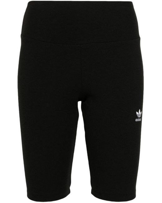 Adidas Black Essentials Yoke-waist Cycling Shorts