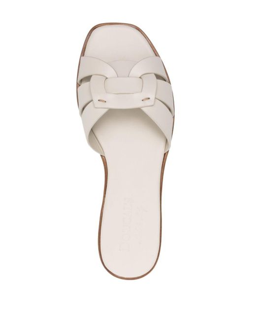 Sandalias con aberturas Doucal's de color White