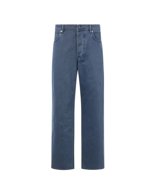 Stone Island Blue Logo-Patch Jeans for men