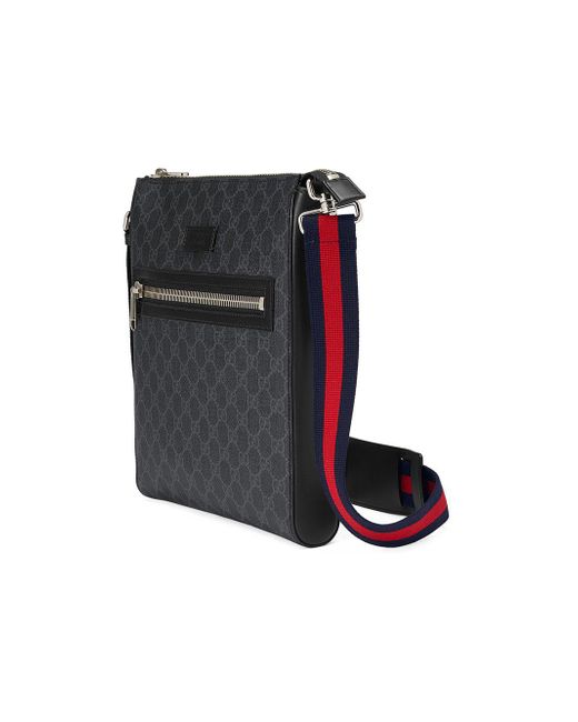 Gucci GG Supreme Messengerbag in het Black voor heren