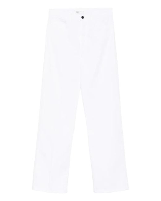 Liviana Conti White Jeans mit Knöpfen