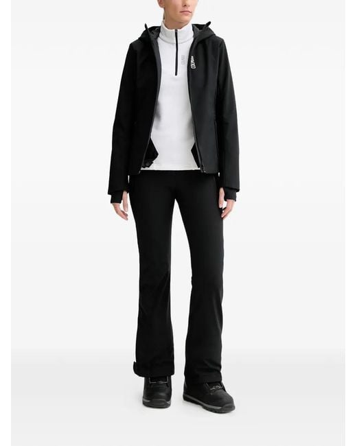 Colmar Black Hooded Ski Jacket