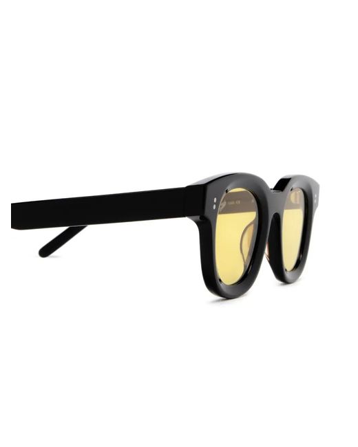 AKILA Black Apollo Square-Frame Sunglasses