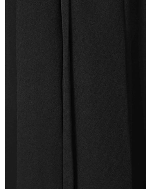 Rabanne Black Ruched Mini Dress