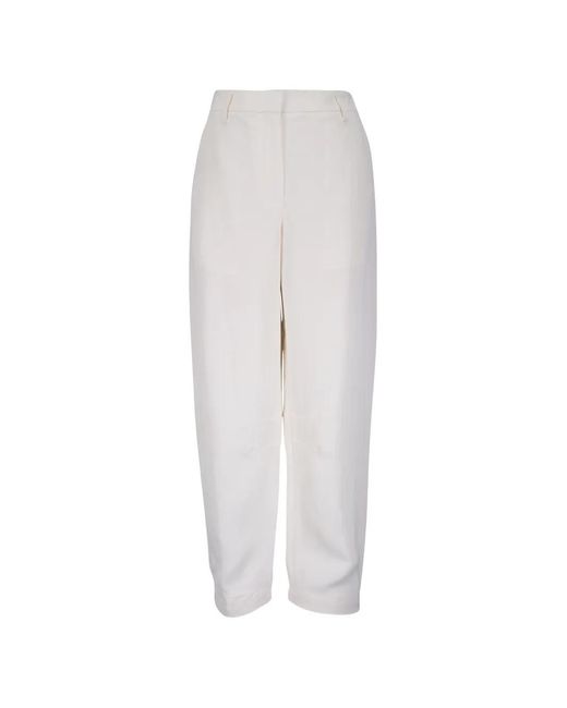 Twp White Patch-Pocket Trousers