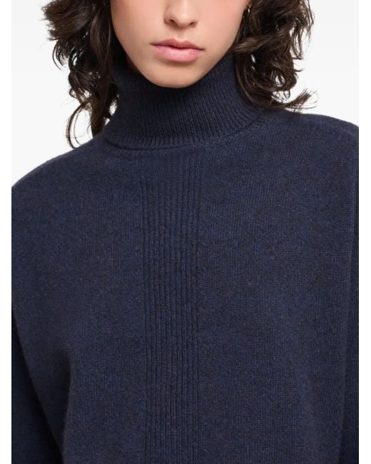 Emporio Armani Blue Turtle Neck Sweater