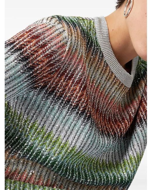 Missoni スパンコール Tシャツ Green