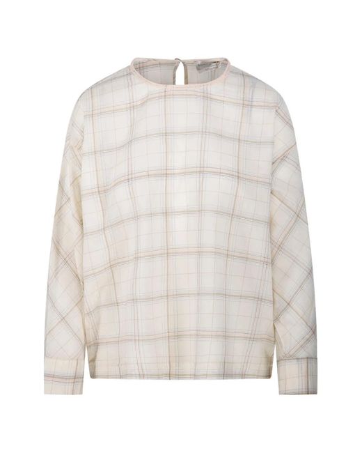 Forte_forte White Checked Blouse