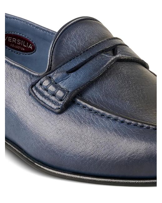 STURLINI FIRENZE Blue Penny-Slot Loafers for men