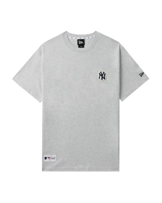 KTZ Gray Logo-Patch Cotton T-Shirt for men