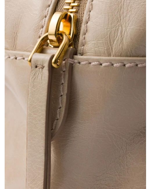 Prada Brown Dangle Tote Bag